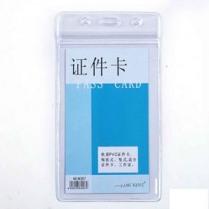 Thẻ tên cài Nhựa - Dọc - 207 (8,3x13,5cm)