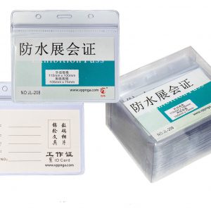 Thẻ tên cài nhựa - Ngang - 208 (11,5x10cm)